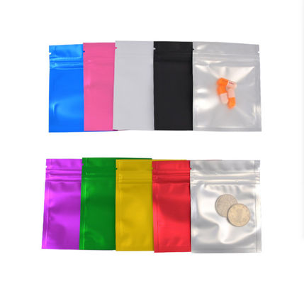 Taschen-Beutel Plastik Matte Zip Resealable Plastic Packaging feuchtigkeitsfest