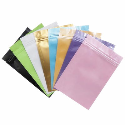 Flaches wiederversiegelbares Beutels-Aluminiumfolie-Zipverschluss-Taschen-Verpacken des Farbdruck-12*18cm