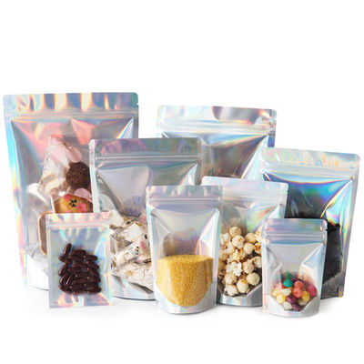 Aluminiumfolie-Rückseiten-Zipverschluss-Stand herauf Plastikreißverschluß des Beutel-20*30cm sackt das Verpacken ein