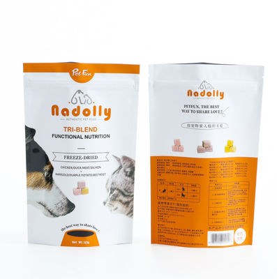 Digital, die 1lb Reasealable drucken, stehen oben Plastik-Taschen für Cat Dog Food
