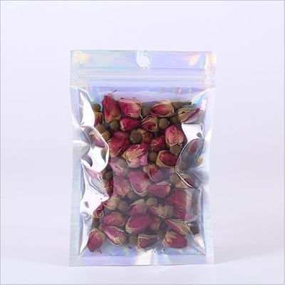 Glänzender ganz eigenhändig geschrieber Plastik-Verpacken- der Lebensmitteltaschen-Beutel-mit Reißverschluss Aluminiumfolie metallisierte