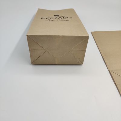 Brown-Kraftpapier-Brotverpackungs-Taschen-Schirm druckte 60-200GSM dick