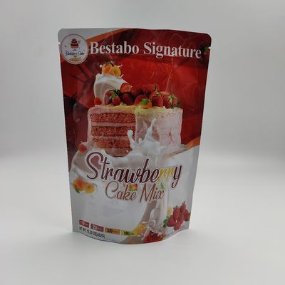 Grad der Nahrungiso9001 stehen oben die Aluminiumfolie-Taschenbeutel heißsiegelte kundenspezifisches gedruckt