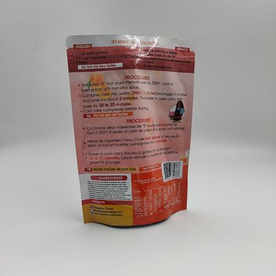 Grad der Nahrungiso9001 stehen oben die Aluminiumfolie-Taschenbeutel heißsiegelte kundenspezifisches gedruckt