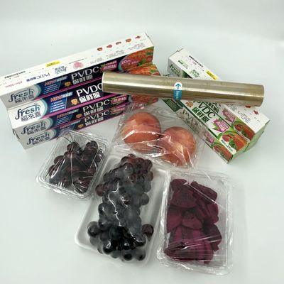 PVDC transparente Verpackenfrischhaltefolie für kühlende Gemüsefrucht