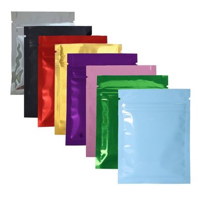 Flaches wiederversiegelbares Beutels-Aluminiumfolie-Zipverschluss-Taschen-Verpacken des Farbdruck-12*18cm
