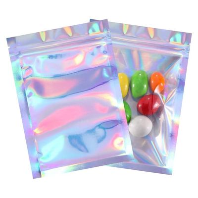 Silberner unterstützter Beutel mit Reißverschluss, der VMPET-freien Raum Front Mylar Bags verpackt