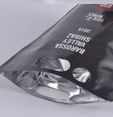 Aluminiumfolie-biologisch abbaubare Beutel für flüssiges Vakuum stehen oben flüssige Beutel