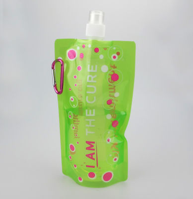 CMYK 150 Mikrometer kundenspezifische Druckgetränk-Beutel-sacken Größe 500ml 400ml ein
