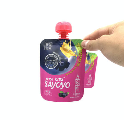 Kundenspezifische druckende bunte Größe Juice Liquid Packaging Pouch Bagss VMPET 200ml
