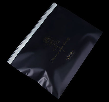 Schwarze klare verpackende Kleidung CMYK Eva mit Reißverschluss sackt kundenspezifischen Logo Printed ein
