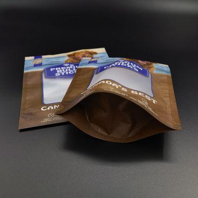 Digital-Druckstand herauf Verpackennahrung für Haustiere, SGS-Reißverschlusshundefestlichkeitspakete