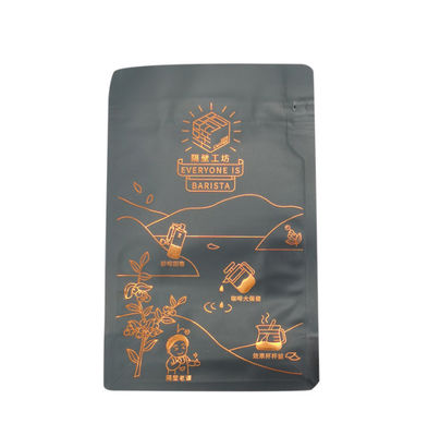 Das Spitzenkaffee-Beutel-Verpacken des reißverschluss-250g VMPET sackt heißes gedämpft imprägniert ein