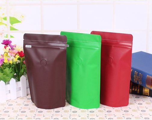 Feuchtigkeitsfeste 50g stehen oben das Folie Kaffee-Beutel-Verpacken, das mit einem Weisen-Ventil selbstdichtend ist