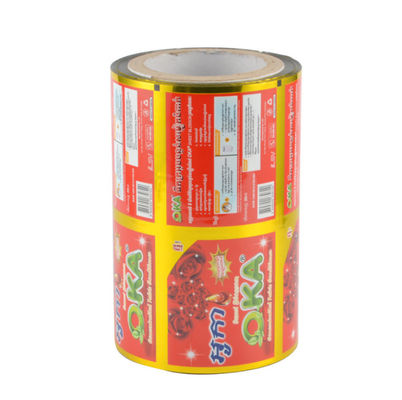 Nahrungsmittelgrad lamellierte Druckverpackenrolls 100-300 Mirons mit der inneren Aluminiumfolie
