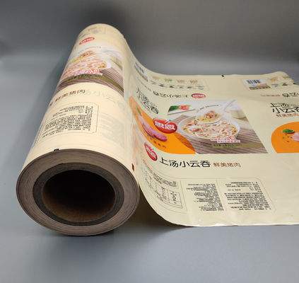 Kundenspezifischer gefrorener Wonton Druckverpackungsfolie-Rollen-HAUSTIER-MPE-Material