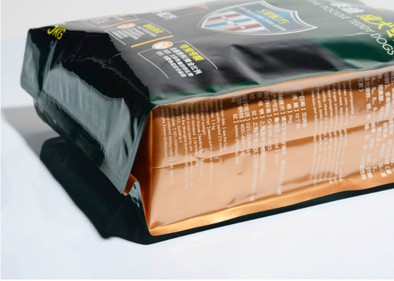 Plastikkapazität der hundefestlichkeits-Nahrung- für Haustiereverpackentaschen-5kg 10kg mit Schieber-Zipverschluß