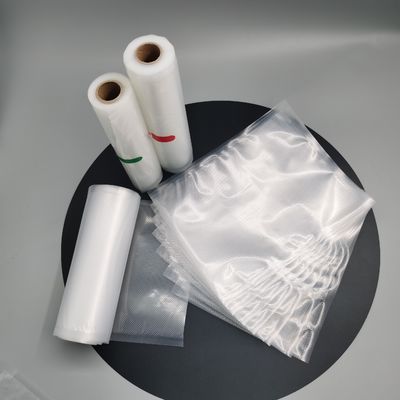 Vakuumverpackende Tasche Rolls 7*10cm für das Versiegeln von feuchten und saftigen Nahrungsmitteln