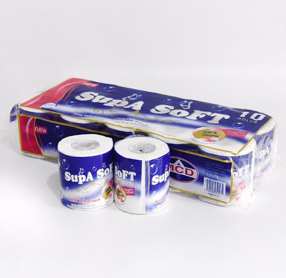 Toilettenrollenpapier LDPE materielle Kunststoffgehäuse-Tasche 60mic 80mic dick