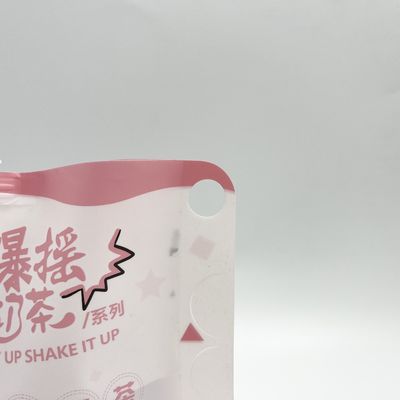 CMYK 4 Schicht PET kundenspezifischer Juice Pouches Plastic Liquid Pouches mit Düse