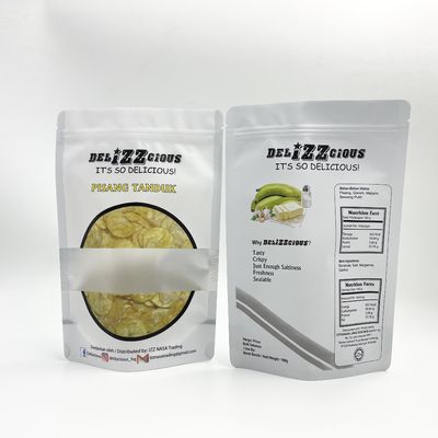 VMPET-Banane Chips Aluminium Packaging Pouch 300 Mikrometer