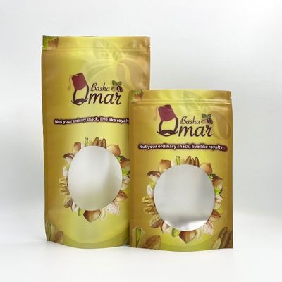 500g Kapazität lamelliertes Matt Finish Zipper Coffee Bags mit Ventil