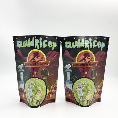 Das Spitzen- Reißverschluss-kundenspezifische Druckverpacken sackt EU Standard-80mic 150 Mikrometer ein