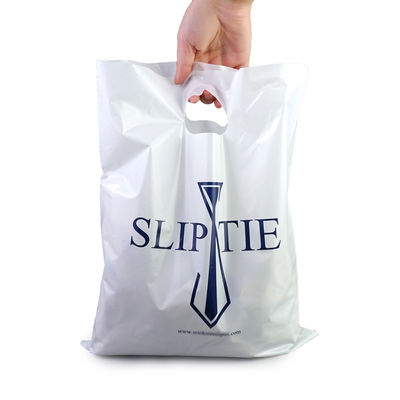 Kunststoffgriff-Verpackentasche stempelschnitt Taschen-Einkaufstasche mit eigenem Logo