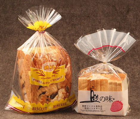Kundenspezifischer Druck-BOPP-Brot-Taschen-Plastiktoast sackt Zellophan-Brottaschen ein