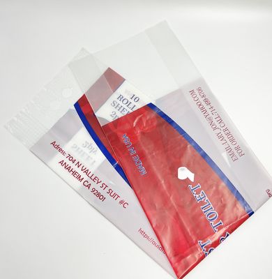 Kundenspezifisches Drucken mit Verpackentaschen Griff-Toilette Rolles