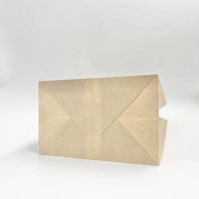 Biologisch abbaubares Kraftpapier-Verpackentaschen-Gravüren-Drucken mit flacher Unterseite