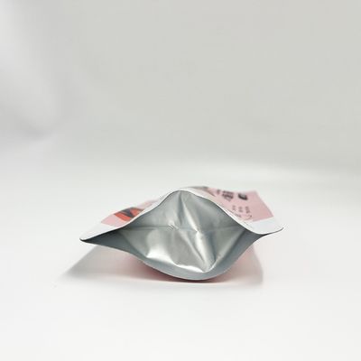 Aluminiumreißverschluss-Stand herauf das Haustier behandelt Verpacken- der Lebensmitteltaschen-Gewohnheit gedruckt