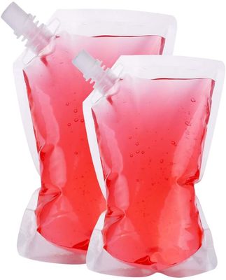 300 Mikrometer spritzen Plastik-Juice Drink Bag Pouches Gravure-Drucken heraus